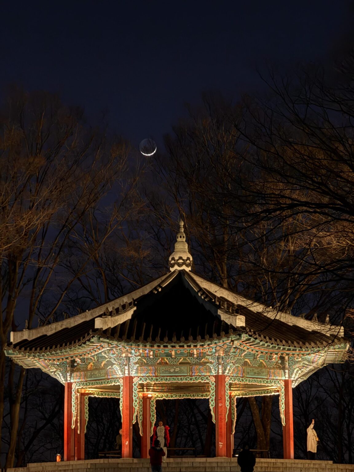 Ich war heute in Namsan und habe diese Aussicht gesehen