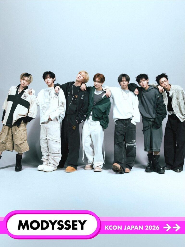 KCON JAPAN 2026 – 2. Besetzung: MODYSSEY, NiziU, P1Harmony, Kim Jaehwan, KISS OF LIFE, ME:I, IS:SUE, izna, KickFlip, EVNNE, Hearts2Hearts
