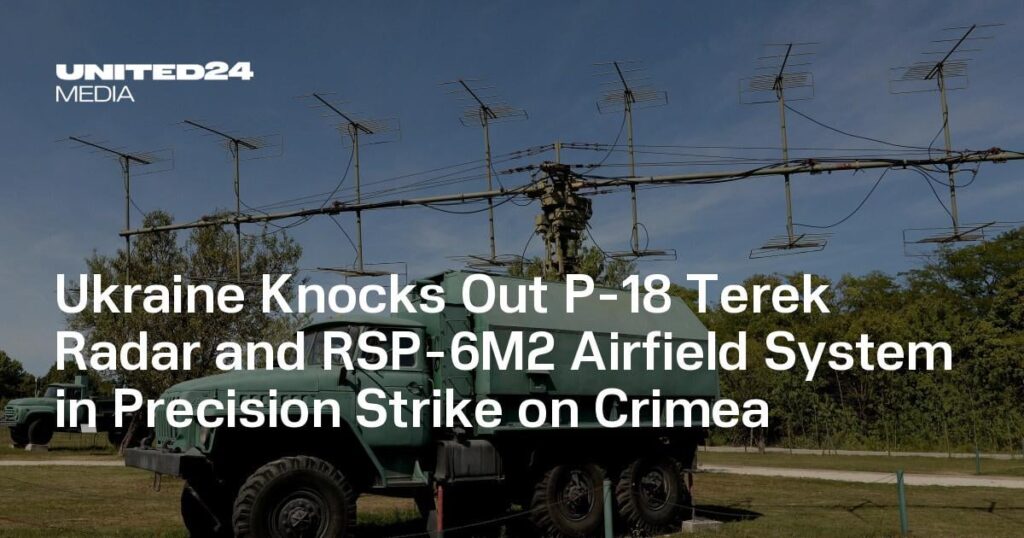 Die Ukraine schaltet P-18 Terek-Radar und RSP-6M2-Flugplatzsystem bei Präzisionsangriff auf der Krim außer Gefecht