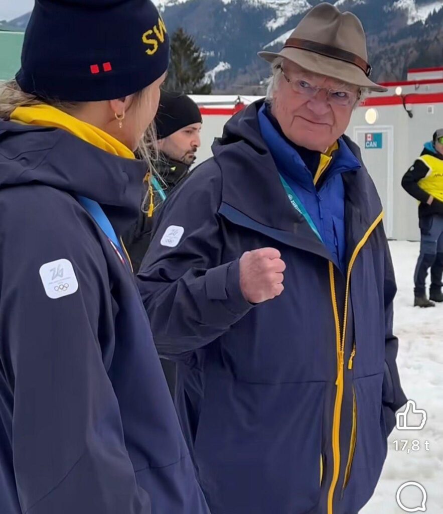 Wenn Schweden eine Medaille gewonnen hat und man verdammt glücklich ist.