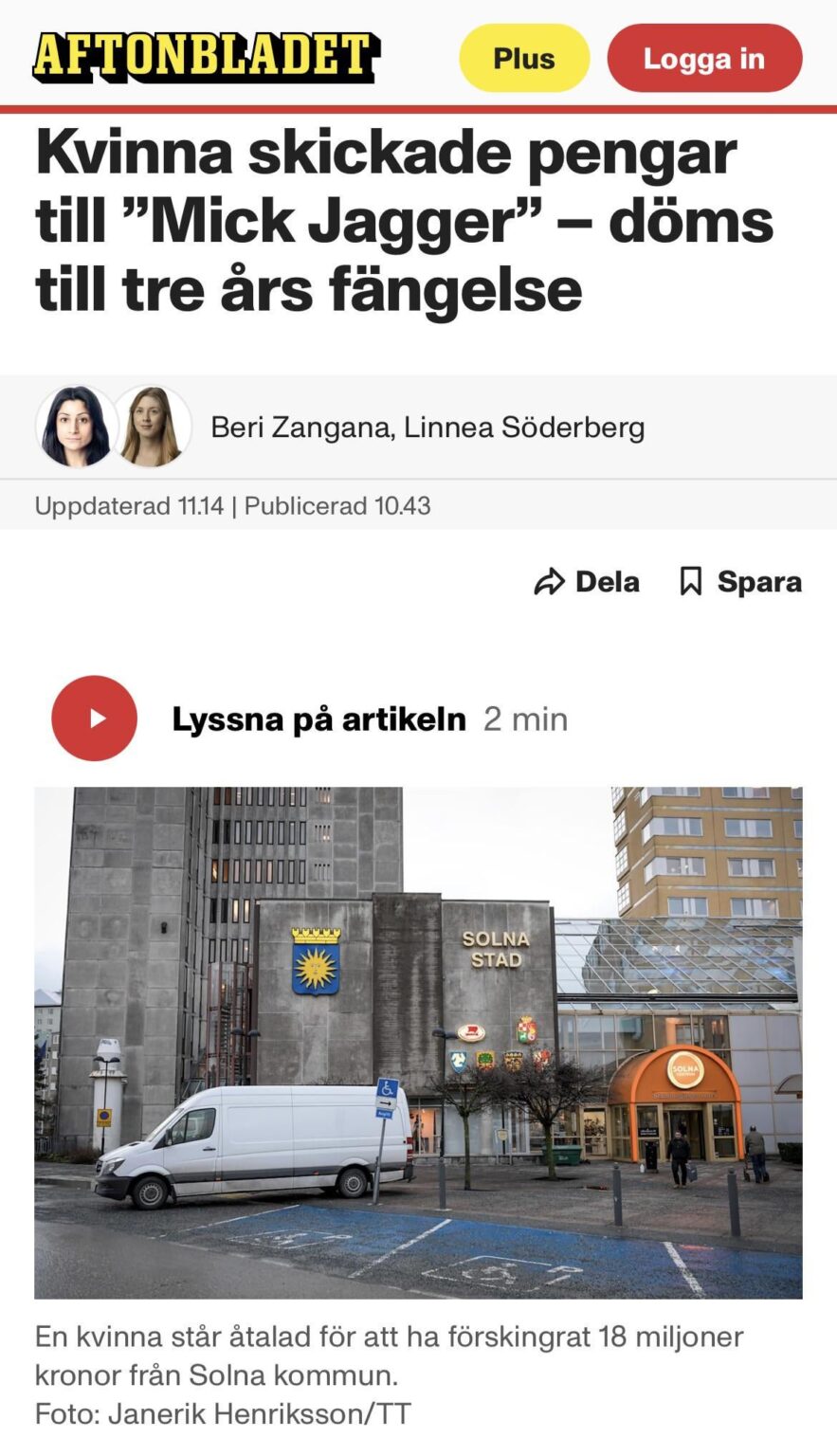 Natürlich wird Jagger ein wöchentliches Taschengeld bekommen