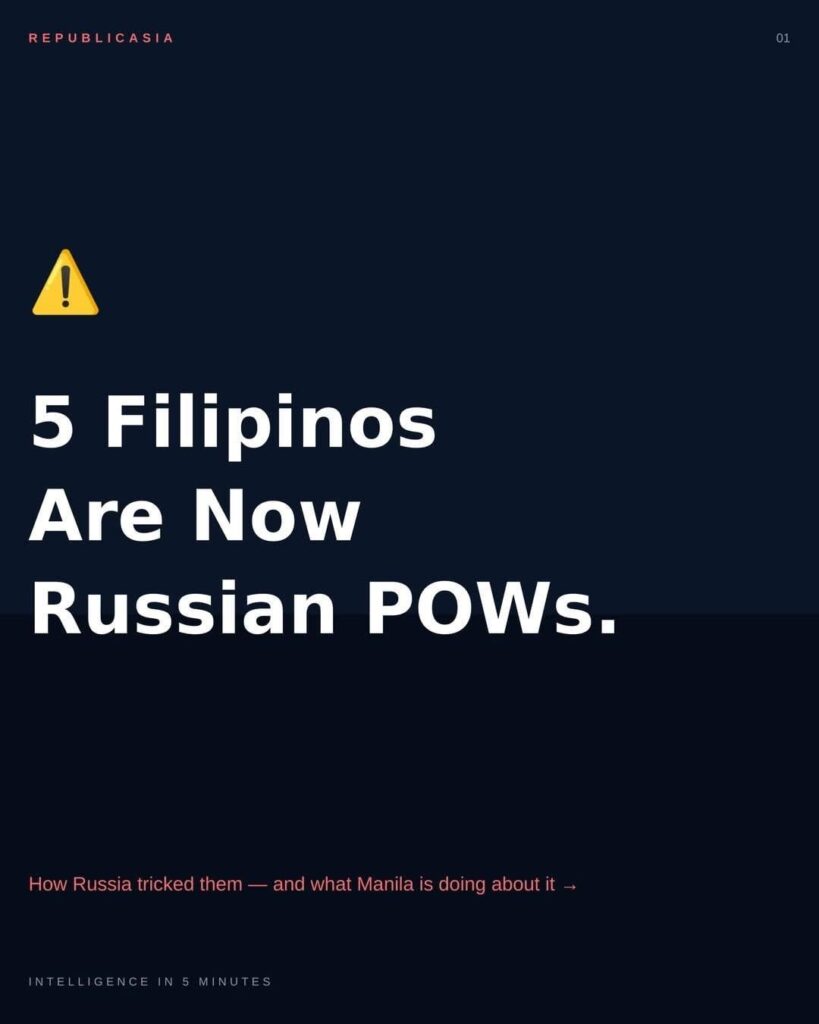 Orks haben meine Landsleute in die Irre geführt 🇵🇭 und sie an der Front rekrutiert