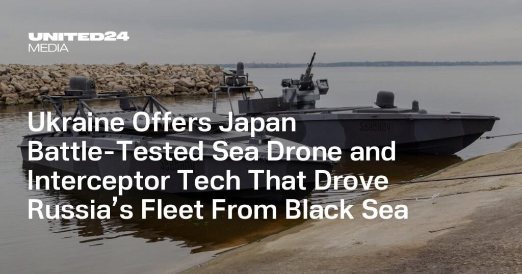 Die Ukraine bietet Japan kampferprobte Seedrohnen- und Abfangjägertechnologie an, die Russlands Flotte aus dem Schwarzen Meer vertrieben hat Die Ukraine bietet Japan kampferprobte Seedrohnen- und Abfangjägertechnologie an, die Russlands Flotte aus dem Schwarzen Meer vertrieben hat