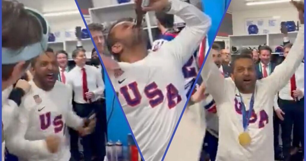„Einfach ekelhaft“: Kash Patel wird verprügelt, weil er nach dem Spiel um die Goldmedaille Bier in der Umkleidekabine der Männerhockey getrunken hat | „Er hat jetzt mehr Zeit damit verbracht, Bier zu trinken, als mit dem Versuch, Pädophile zu verhaften.“