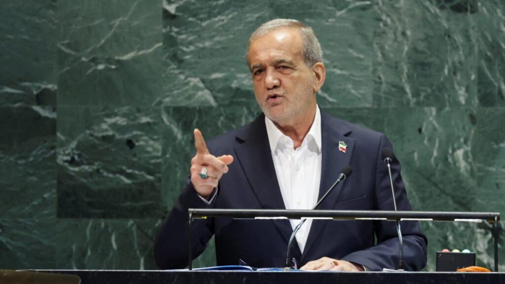 Der iranische Präsident sagt, die Islamische Republik werde dem internationalen Druck angesichts der erneuten Proteste nicht nachgeben