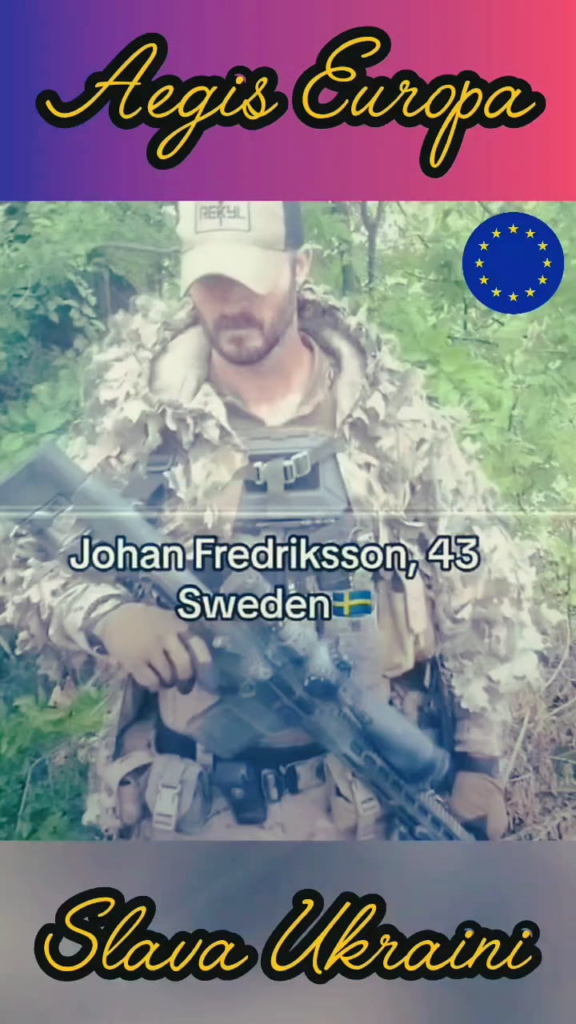 Ruhe in Kraft allen europäischen Freiwilligen, die ihren ukrainischen Brüdern und Schwestern zur Seite standen