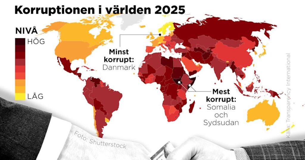 Daher ist Schweden korrupter als Dänemark