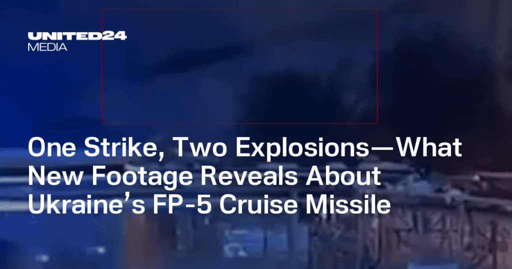 Ein Schlag, zwei Explosionen – was neues Filmmaterial über die ukrainische Marschflugkörper FP-5 verrät