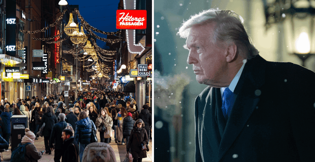Laut Umfrage ist Trump in Schweden fast so unbeliebt wie Putin (4 % gegenüber 1 %).