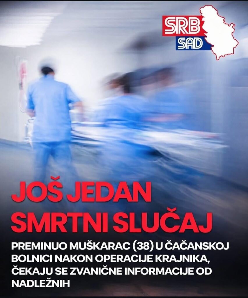 Ein weiterer Todesfall nach einer Tonsillektomie im Čačan-Krankenhaus