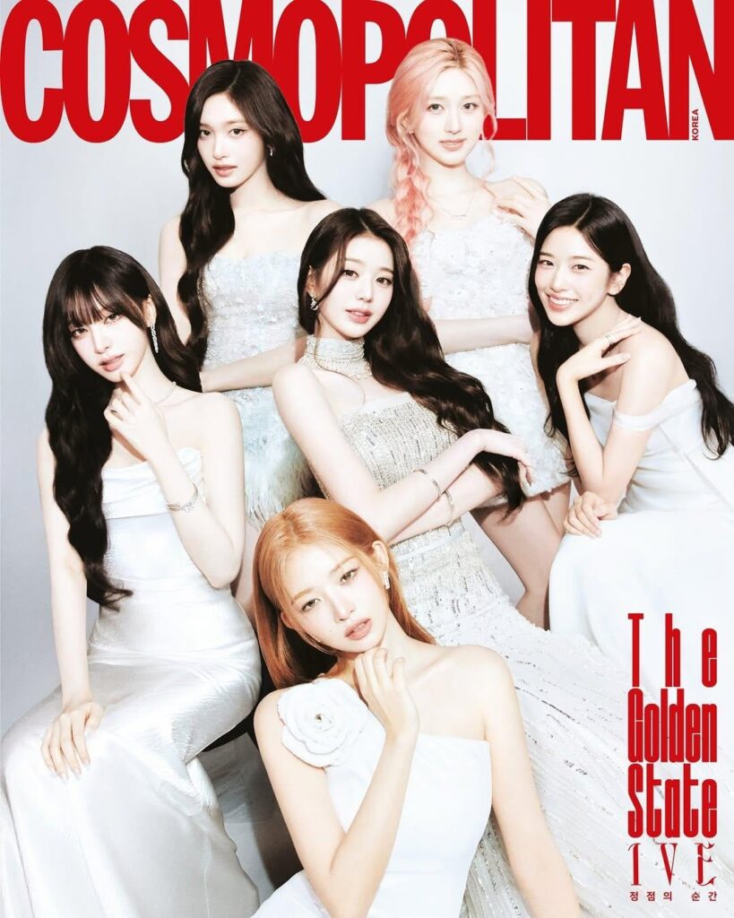 IVE – Cosmopolitan Korea (Cover der Ausgabe März 2026)