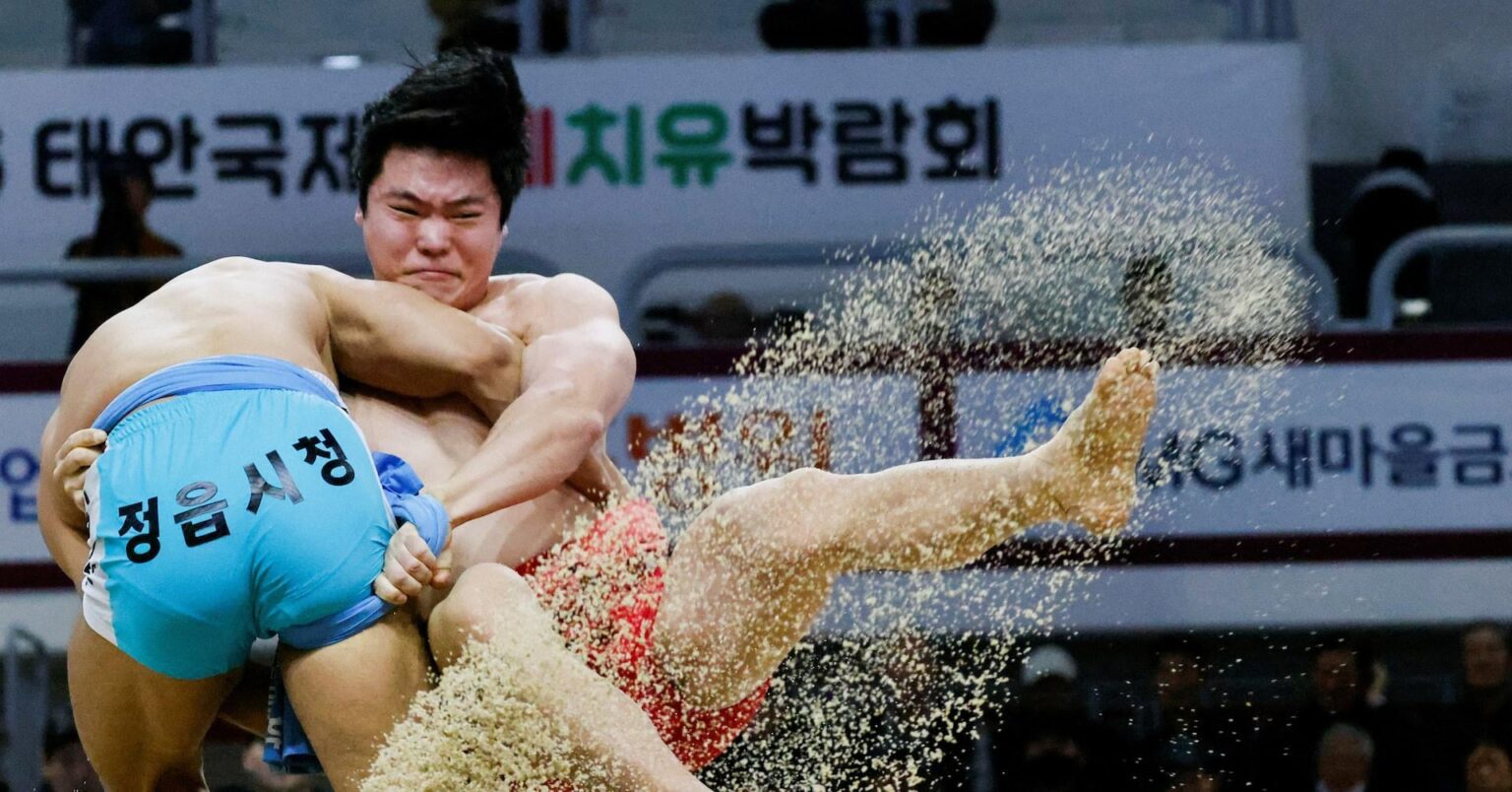 Einst eine nationale Obsession, kämpft das traditionelle koreanische Wrestling ums Überleben