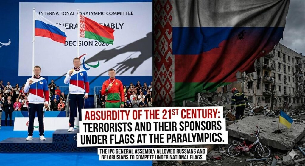 Die IPC-Entscheidung ist eine Absurdität des 21. Jahrhunderts. Terroristenstaaten, die in der Ukraine Völkermord begehen, und ihre Komplizen werden bei den Paralympics 2026 unter ihrer eigenen Flagge antreten. Das ist keine Neutralität; es ist die direkte Legitimation des Angreifers. Die IPC-Entscheidung ist eine Absurdität des 21. Jahrhunderts. Terroristenstaaten, die in der Ukraine Völkermord begehen, und ihre Komplizen werden bei den Paralympics 2026 unter ihrer eigenen Flagge antreten. Das ist keine Neutralität; es ist die direkte Legitimation des Angreifers.