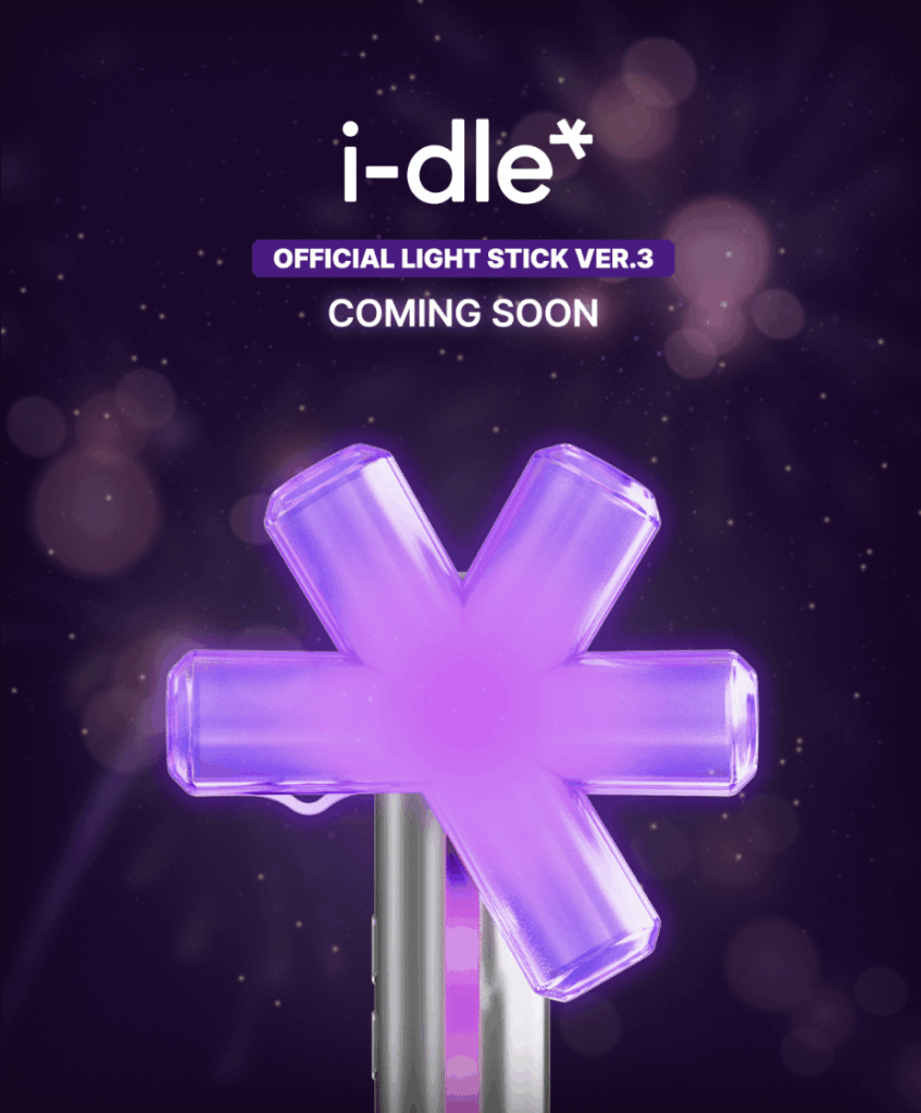i-dle – Offizielle Lightstick-Version 3 (in Kürze erhältlich)