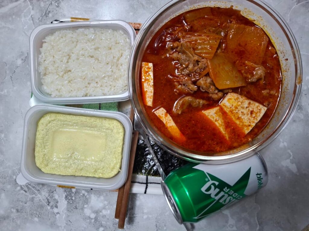 Mittagessen der letzten zwei Tage