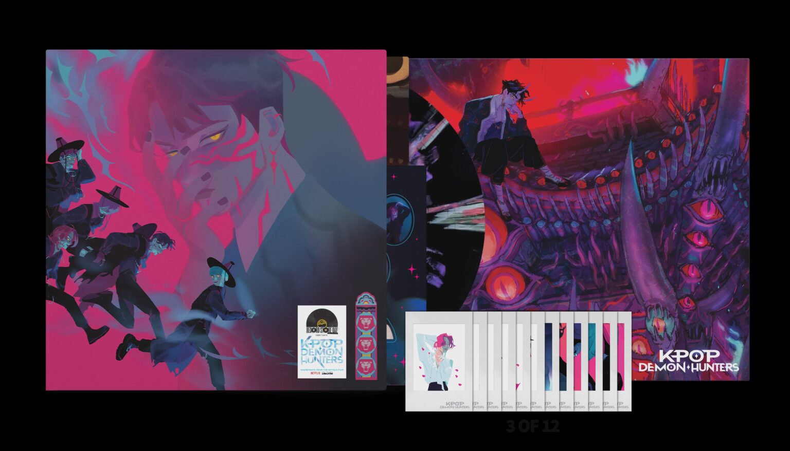 KPop Demon Hunters Besetzung – KPop Demon Hunters (Soundtrack aus dem Netflix-Film) (Saja Boys Edition) (Record Store Day 12" Vinyl) (Album-Verpackungsvorschau)