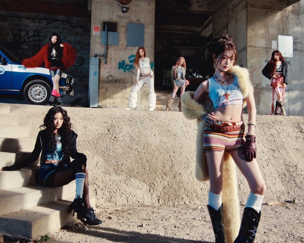 IVE – Das 2. Album: REVIVE+ (Konzeptfoto – CHALLENGERS Ver. 2 – Gruppe)