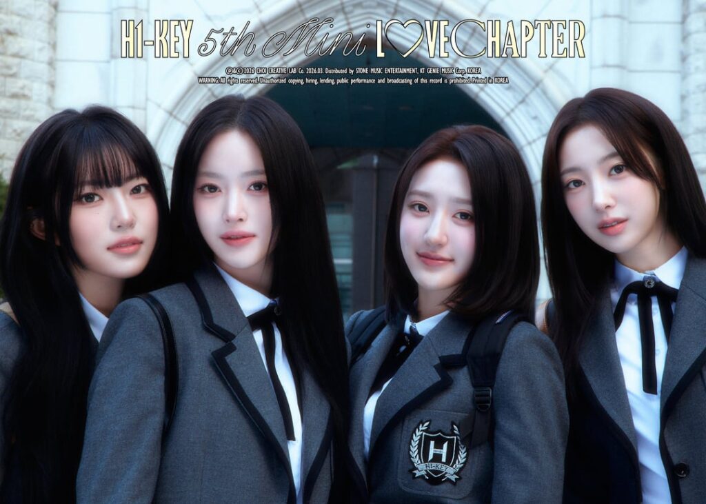 H1-KEY – 5. Mini-Album: LOVECHAPTER (Konzeptfoto Dear. ✉️ – Gruppe)