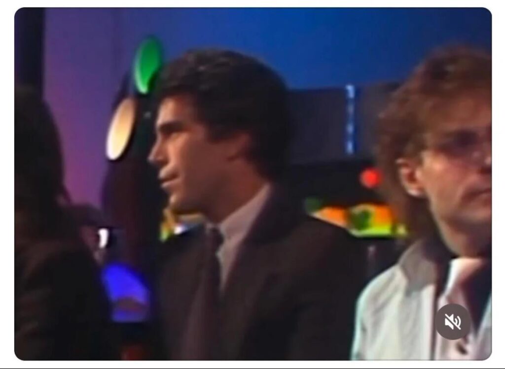 Epstein im Publikum von Mello, 1985