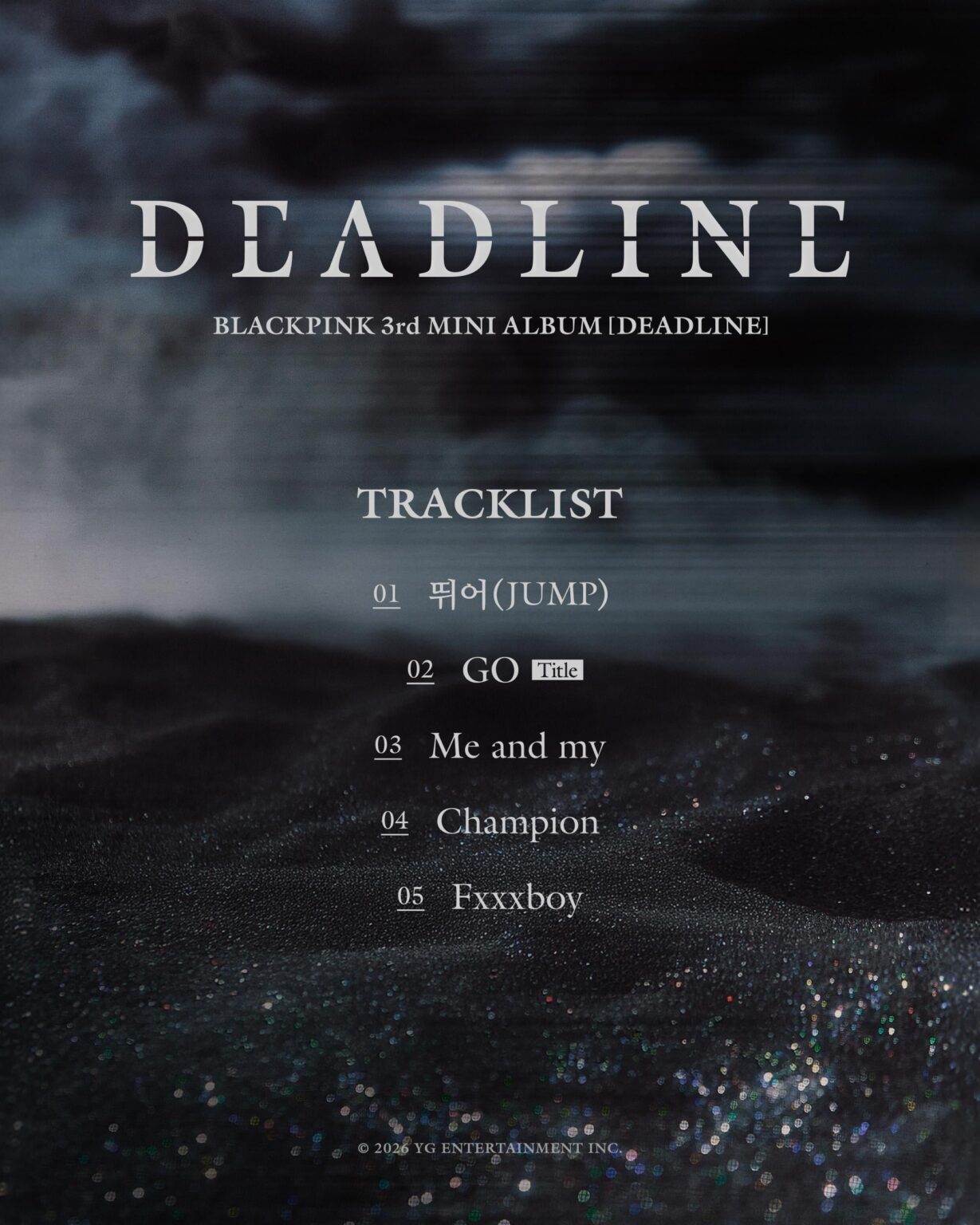 BLACKPINK – Das 3. Mini-Album: DEADLINE (Titelliste)