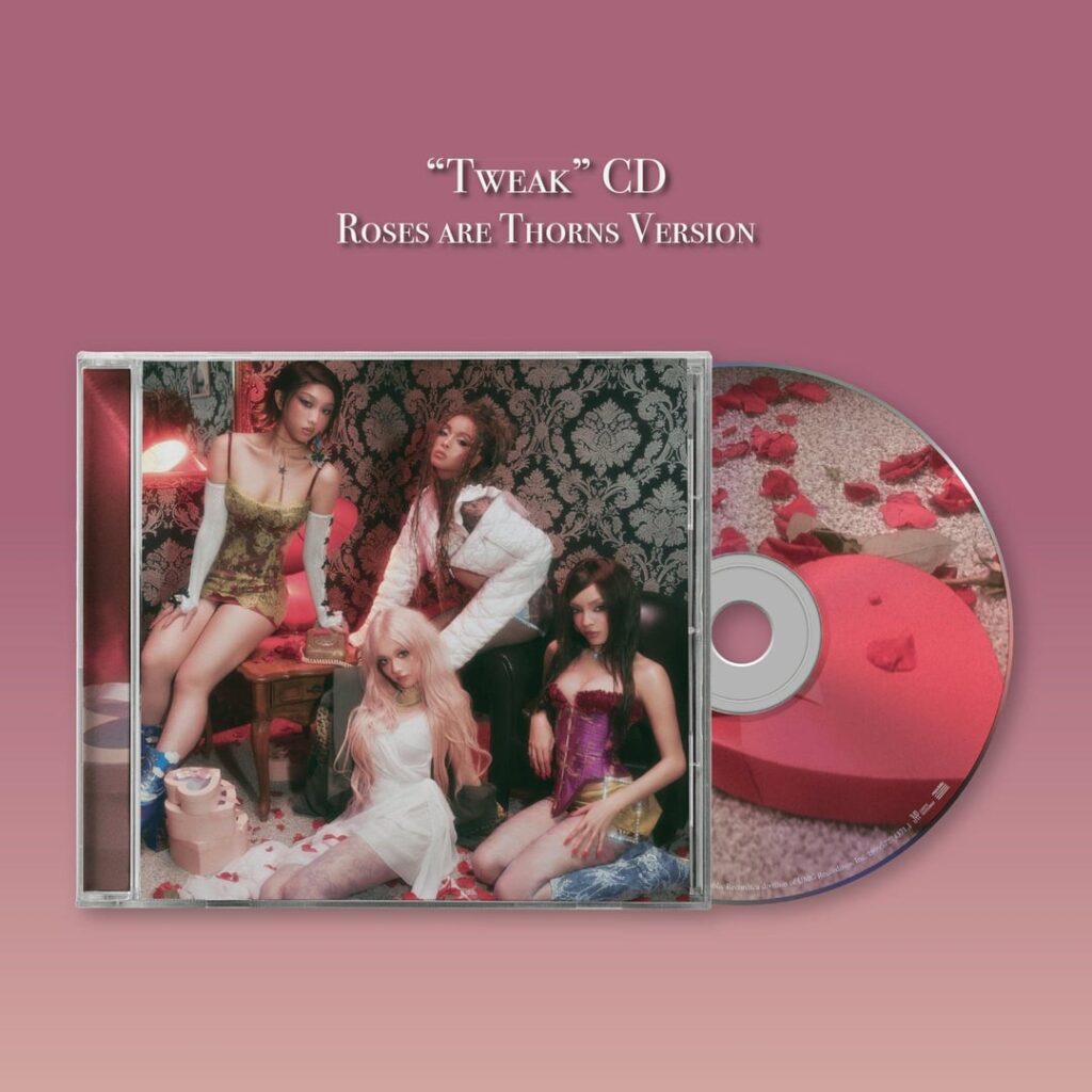 GIRLSET – 3. Single: Tweak (Vorschau auf CD- und Vinyl-Verpackung – Roses Are Thorns-Version)