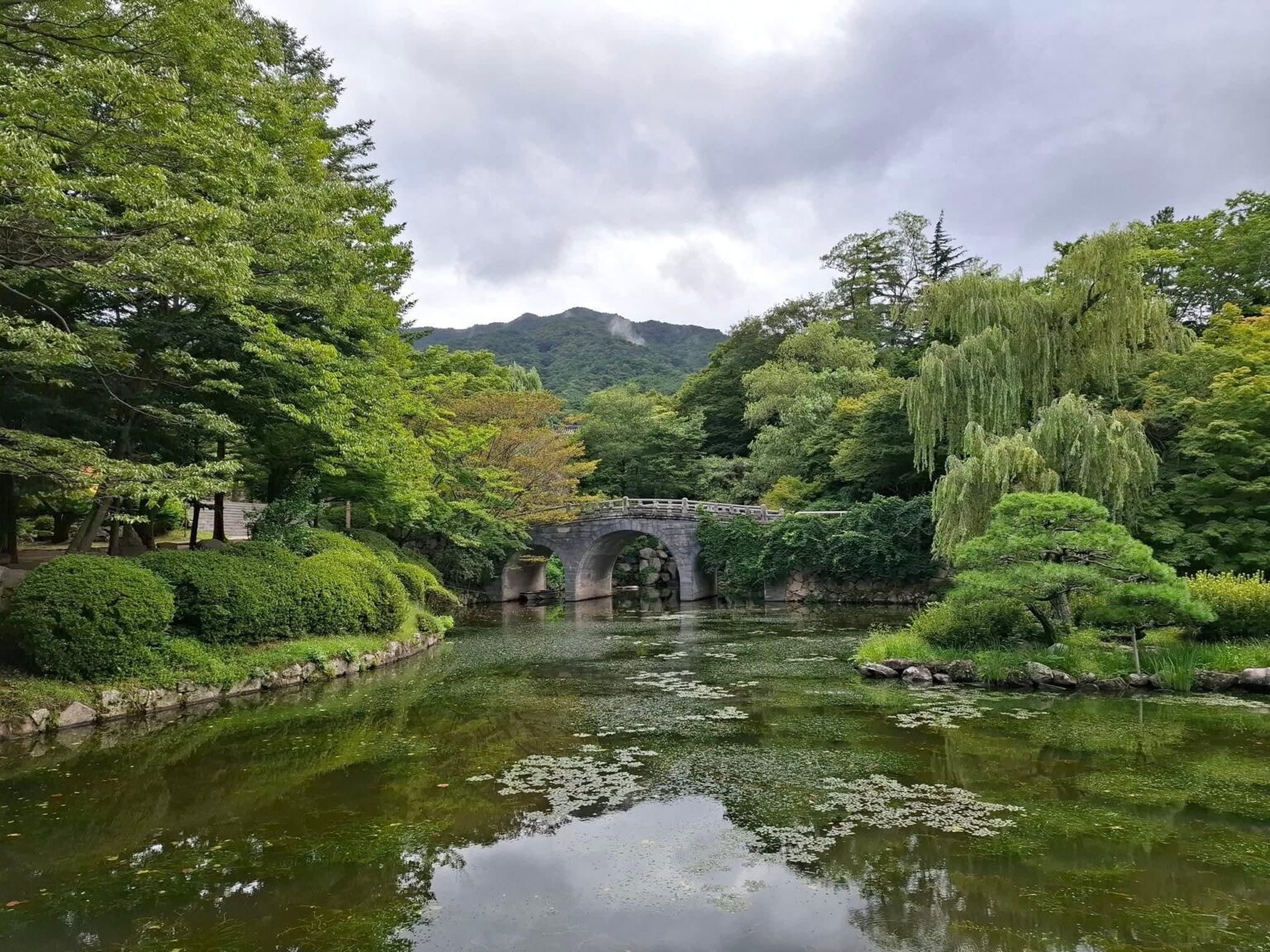 Grünste Landschaft in Südkorea