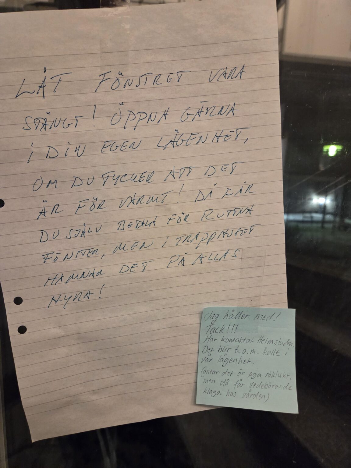 Verärgerte Anmerkung!