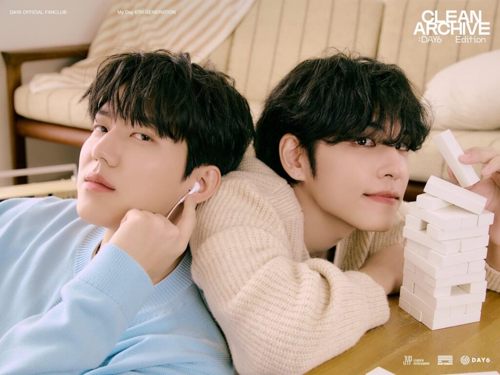 DAY6 – Offizieller Fanclub „My Day“ 6. Generation „CLEAN ARCHIVE: DAY6 Edition“ (Konzeptfoto – Wonpil & Dowoon)