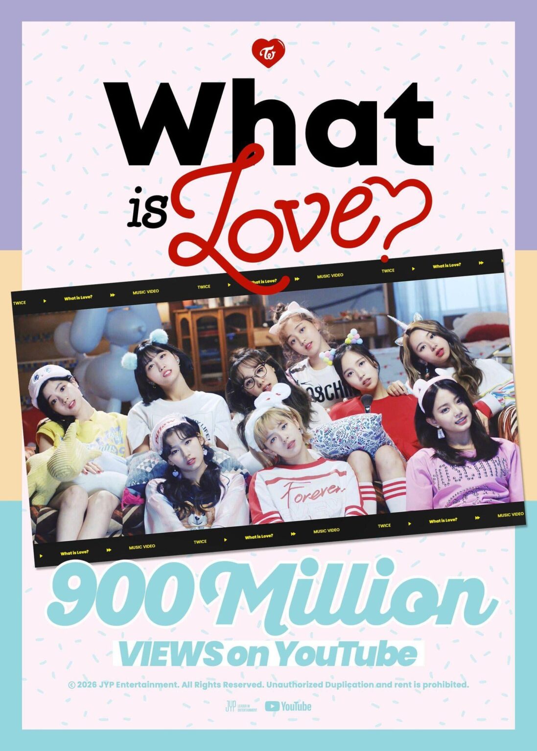 „Was ist Liebe?“ von TWICE wird ihr erstes MV, das 900 Millionen Aufrufe erreicht