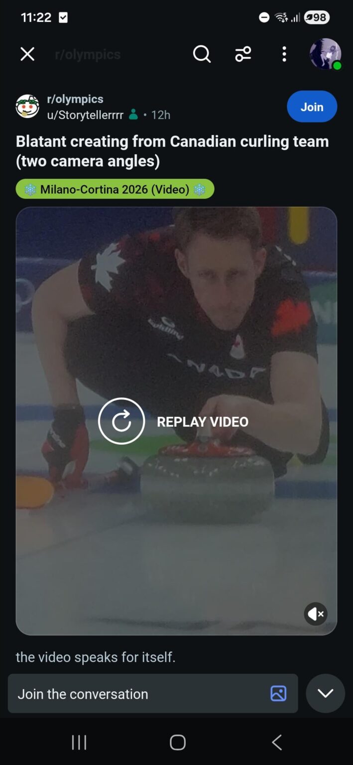 Gestern habe ich ein Video über Kanadas Betrug bei r/olympics gepostet, heute bin ich mit einer Warnung wegen Urheberrechtsverletzung aufgewacht. #FreeInternet