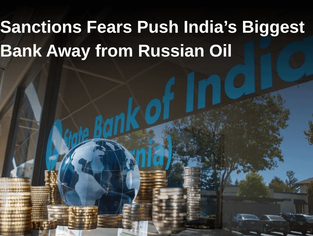 Indiens größter Kreditgeber, die State Bank of India, verzichtet aus Angst vor Sanktionsrisiken auf Zahlungen für russisches Öl. Auch wenn die USA eine Ausnahmegenehmigung für Importe erlassen haben, bleiben die Banken bei der Abwicklung russischer Energietransaktionen zurückhaltend Indiens größter Kreditgeber, die State Bank of India, verzichtet aus Angst vor Sanktionsrisiken auf Zahlungen für russisches Öl. Auch wenn die USA eine Ausnahmegenehmigung für Importe erlassen haben, bleiben die Banken bei der Abwicklung russischer Energietransaktionen zurückhaltend