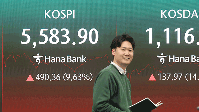 KOSPI stieg am Donnerstag um 9,63 %