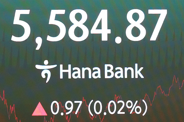 KOSPI stieg am Freitag um 0,02 %