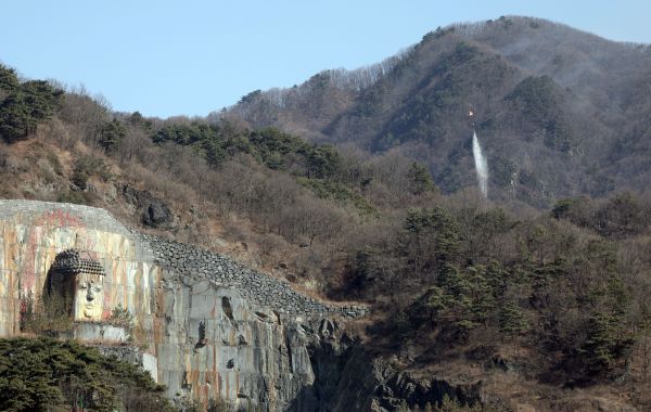 Verdächtiger der Brandstiftung im Waldbrandfall Hamyang festgenommen