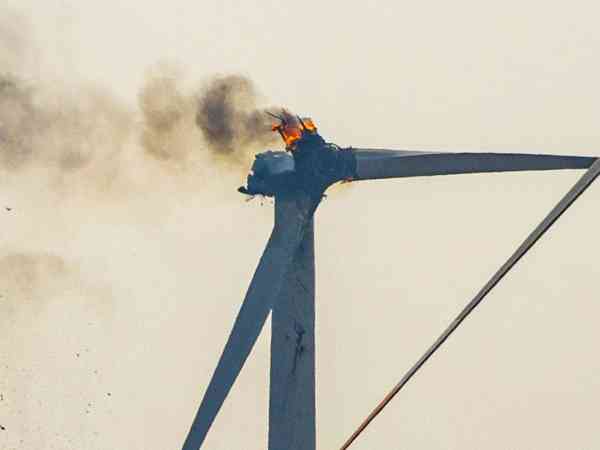 3 Tote bei Windturbinenbrand in der Provinz Nord-Gyeongsang