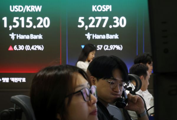 Der Won-Dollar-Kurs durchbricht zum ersten Mal seit der Finanzkrise 2009 die Marke von 1.520