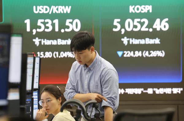 KOSPI fiel am Dienstag um 4,26 %