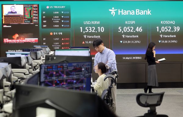 Won-Dollar-Wechselkurs nähert sich 1540, bevor er leicht nachgibt