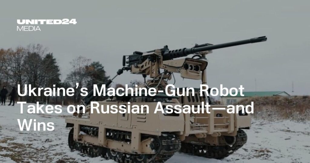 Der Maschinengewehrroboter der Ukraine nimmt den russischen Angriff auf – und gewinnt