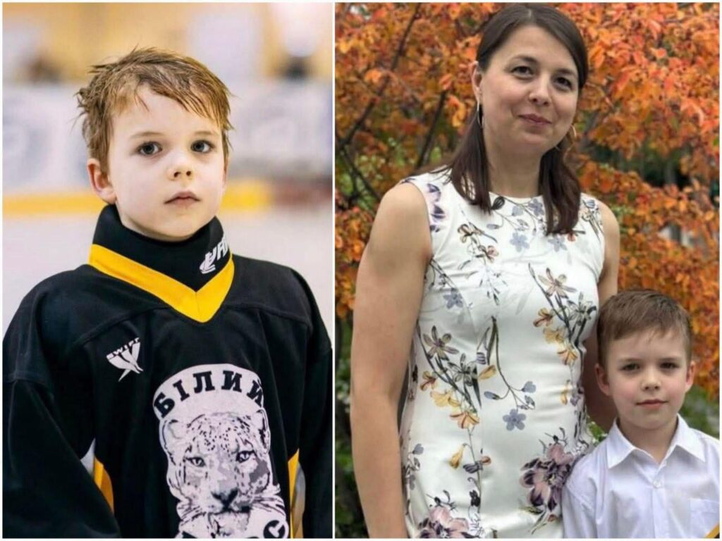 Letzte Nacht wurden die ukrainische Mutter Olena und ihr 9-jähriger Sohn Gordiy getötet, als eine russische Rakete ihren Wohnblock in der Stadt Charkiw traf.