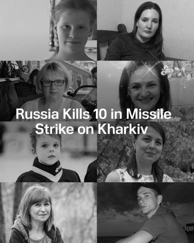 Das Internationale Paralympische Komitee erlaubte Russland zum ersten Mal seit 2014, unter seiner Flagge anzutreten. Stunden später griffen Russen ein Wohngebäude in Charkiw an und töteten zehn Menschen, darunter zwei Kinder.