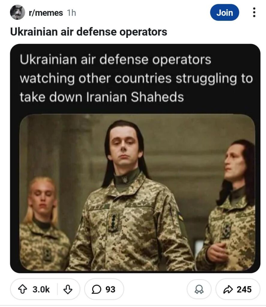 Ein Meme auf r/memes über die Ukraine