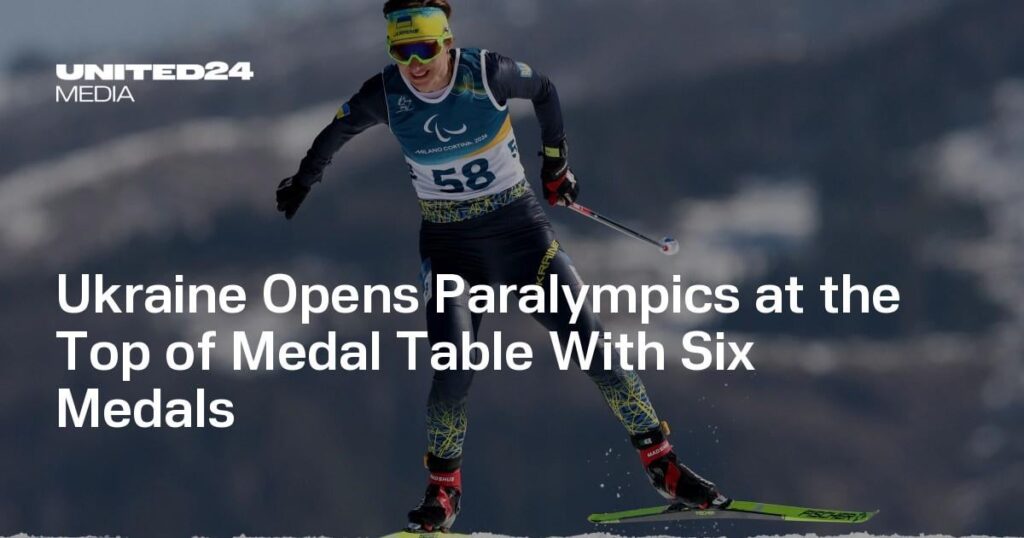 Die Ukraine eröffnet die Paralympics mit sechs Medaillen an der Spitze des Medaillenspiegels