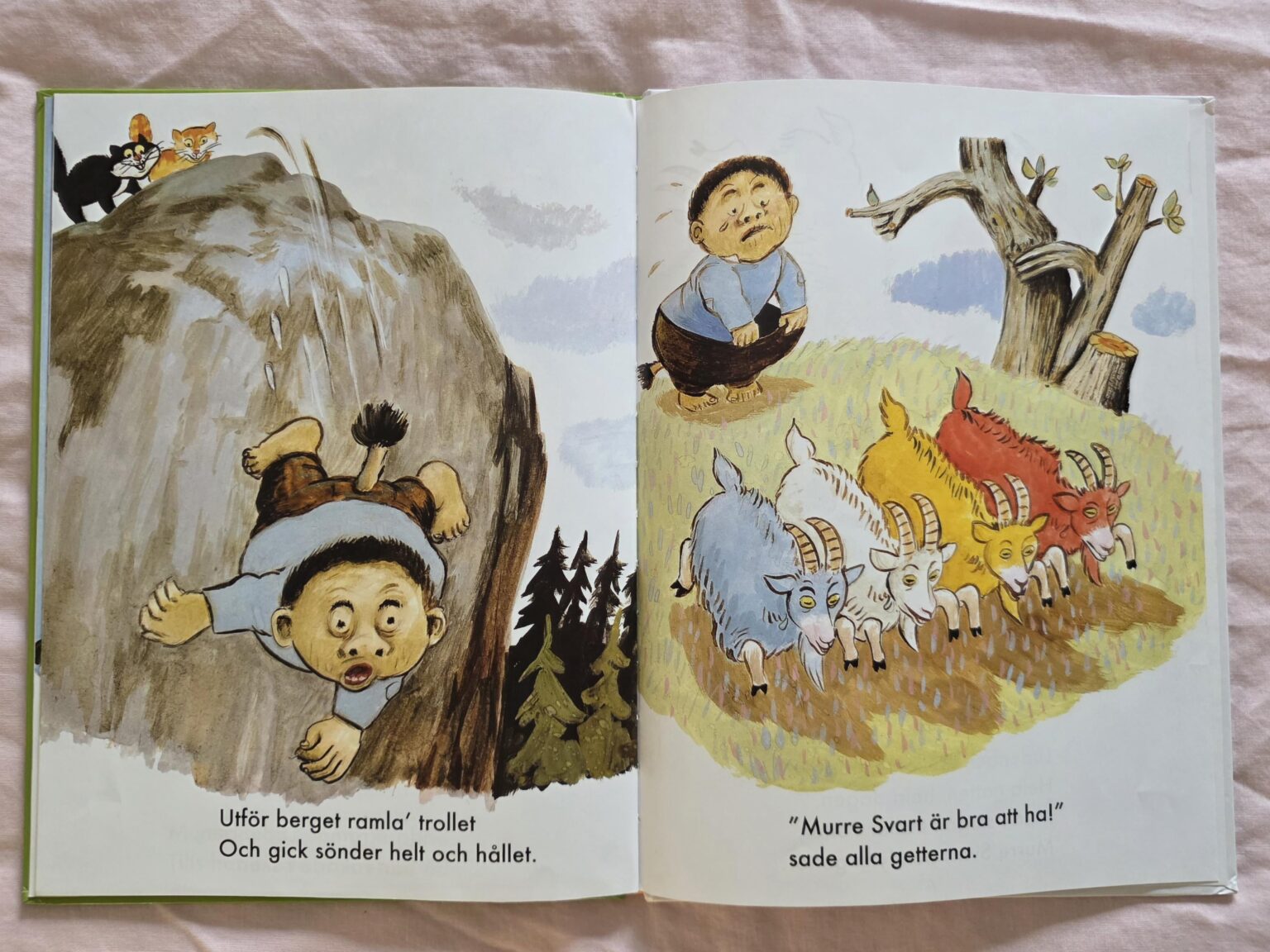 Welchen obskuren Dialekt muss man aufgreifen, um diesen Reim zu machen? Wie dachte der Autor von „Peter und seine 4 Ziegen“?