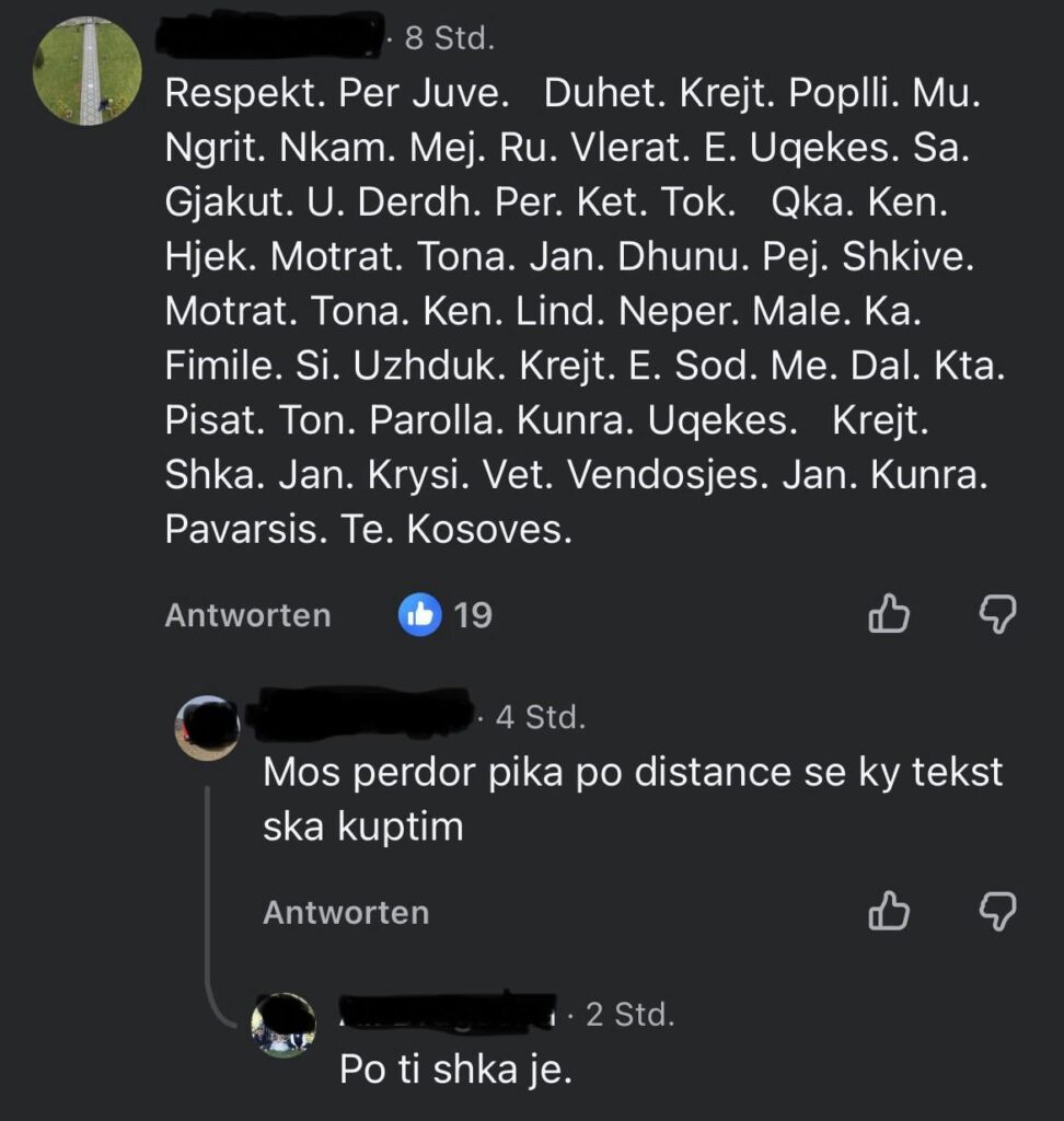 Die Debattenkultur auf Facebook