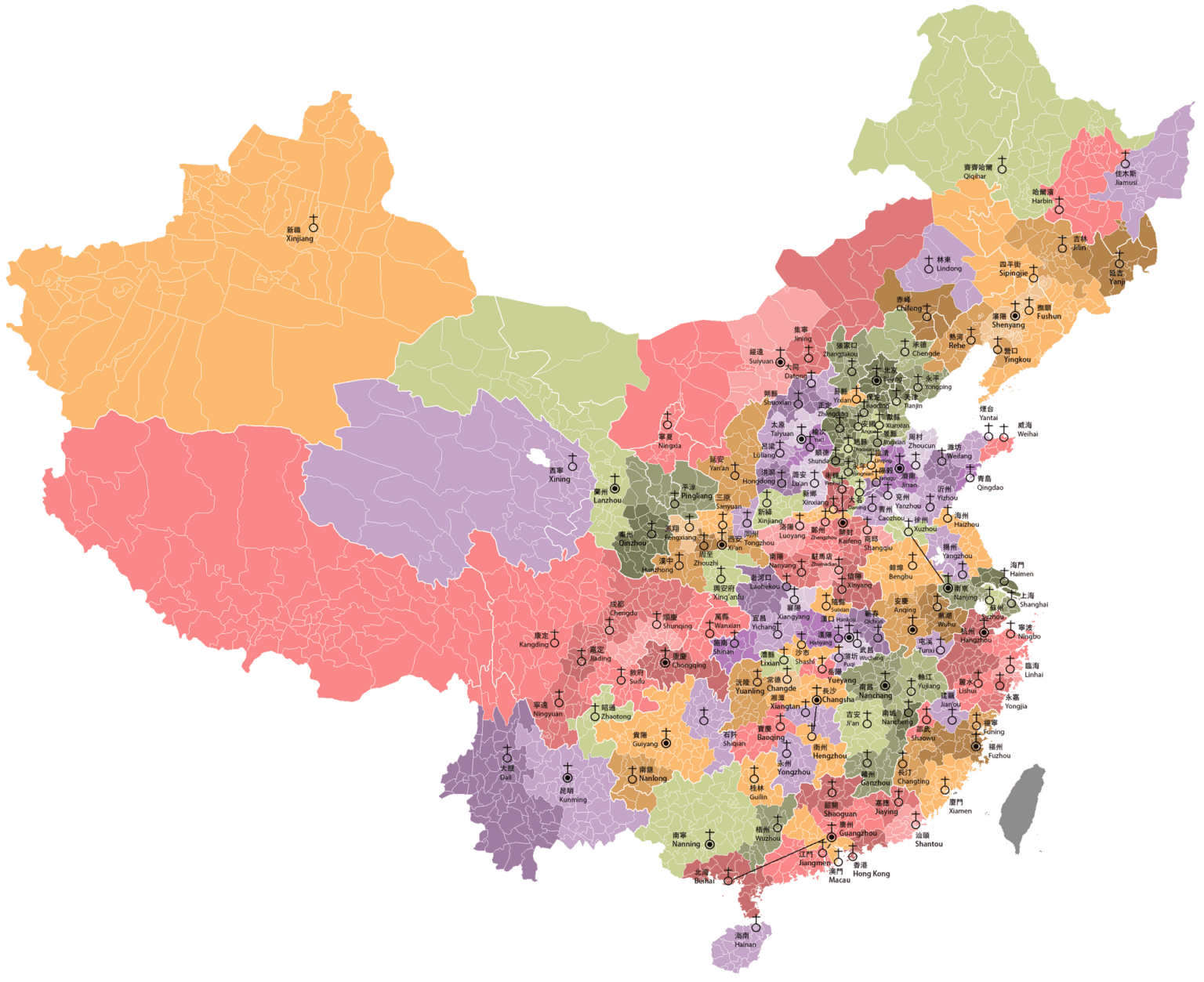 Katholische Diözesen Chinas