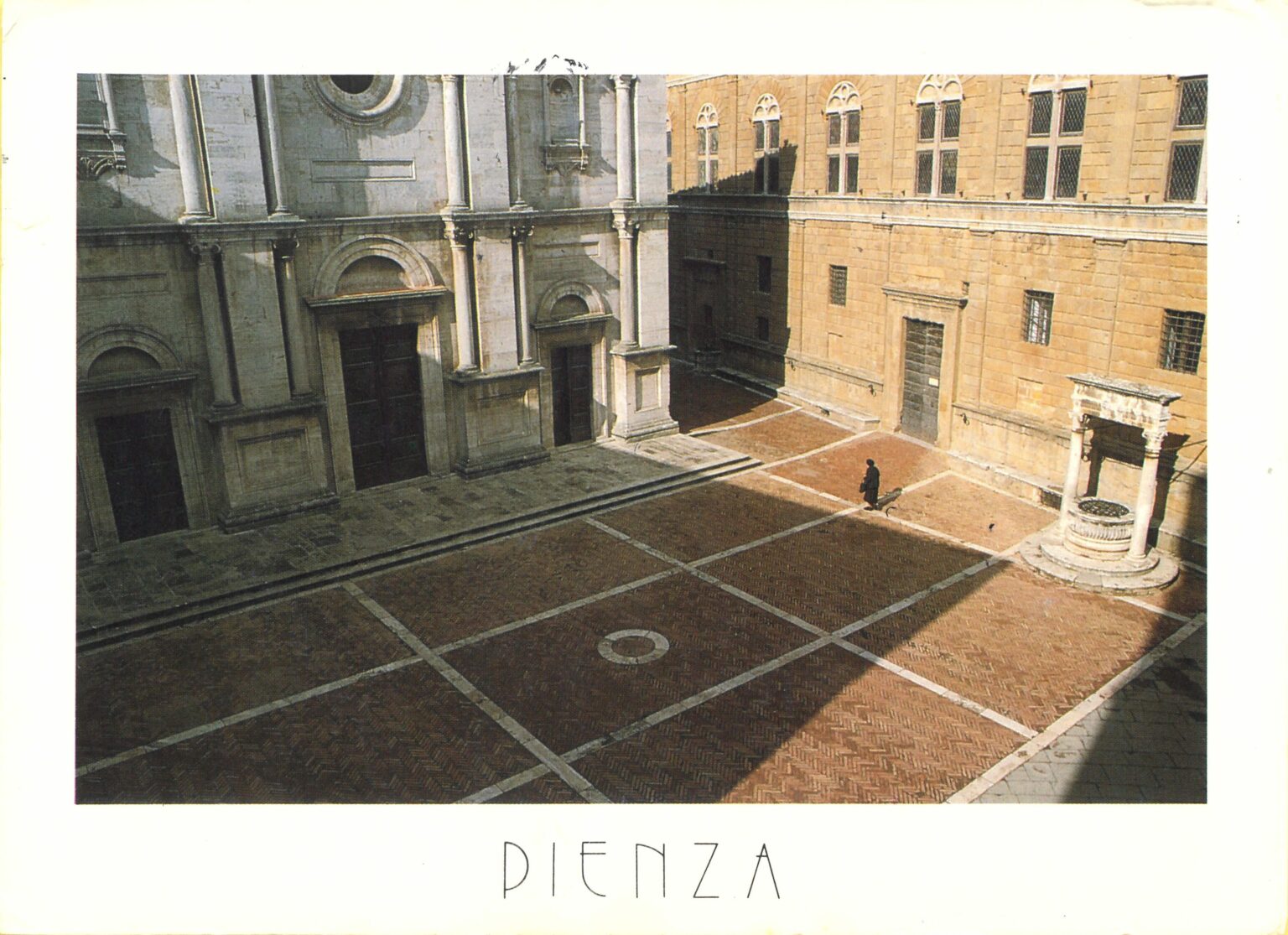 Italien auf einer Postkarte - Pienza (SI)