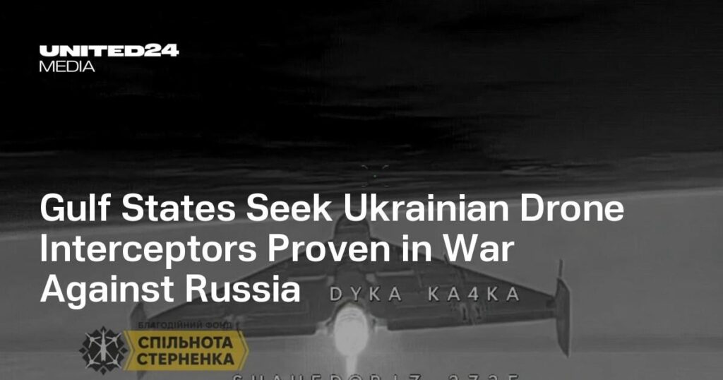 Golfstaaten suchen ukrainische Abfangdrohnen, die sich im Krieg gegen Russland bewährt haben