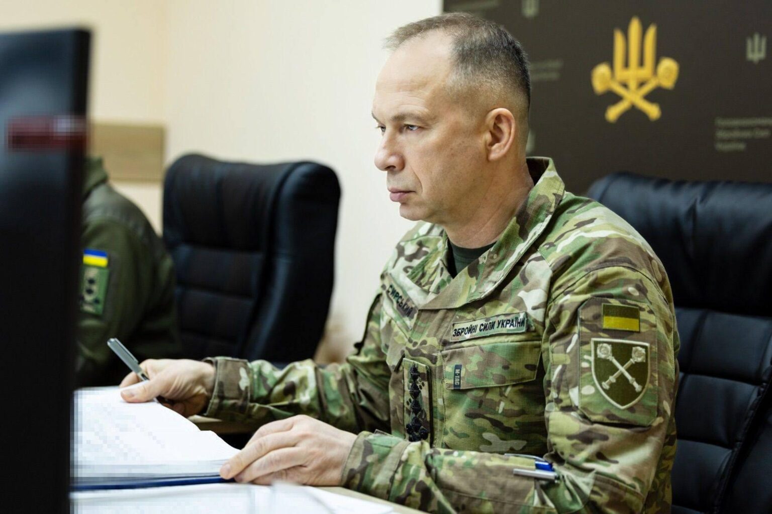Die ukrainische Gegenoffensive an der Südfront sei im Gange, sagt Syrskyi