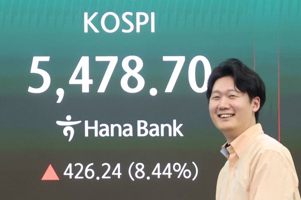 KOSPI stieg am Mittwoch um 8,44 %